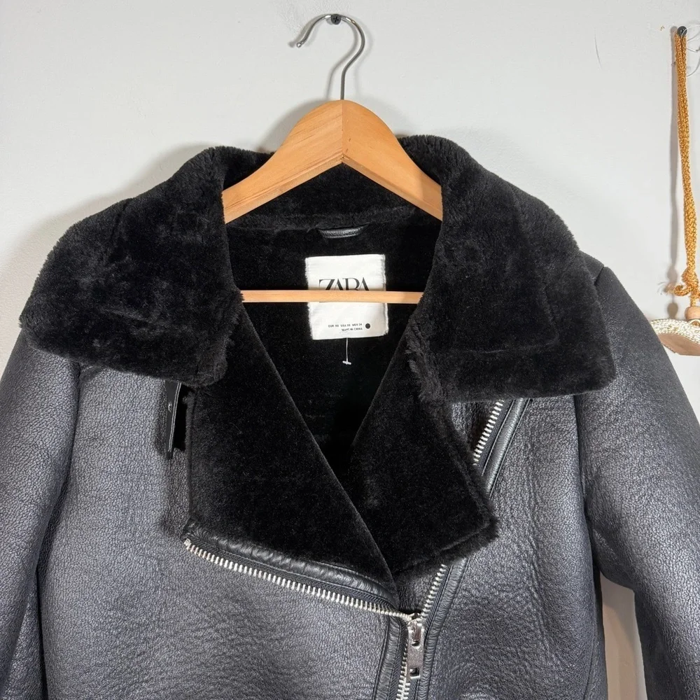 Zara faux shearling